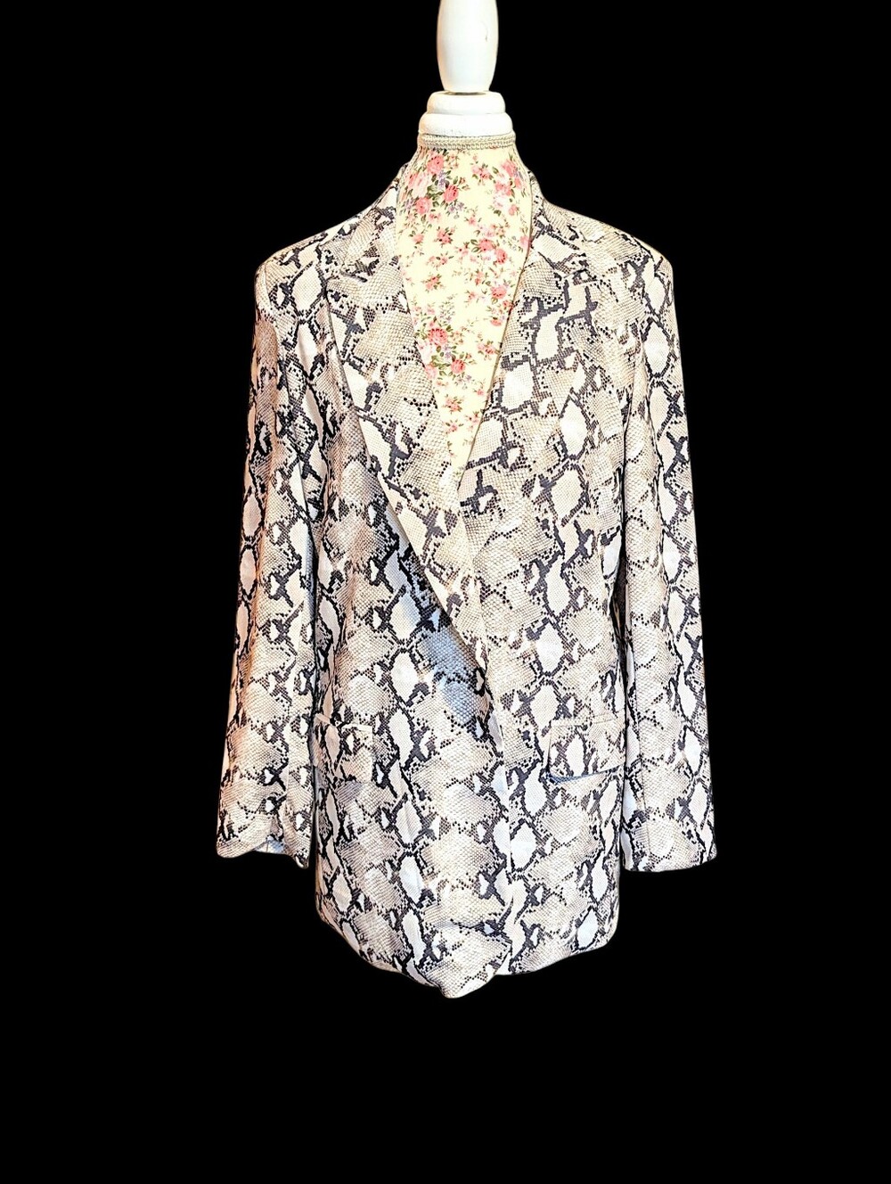 Indefeir Snakeskin Blazer